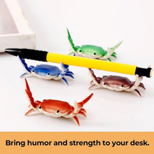 Load image into Gallery viewer, 🦀 Crab Weightlifting Pen Holder