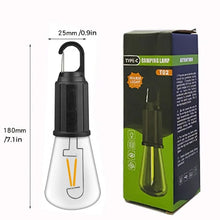 Load image into Gallery viewer, Outdoor Camping Hanging Type-C Charging Retro Bulb Light