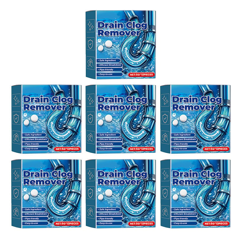 Fish-Shaped Quick-Dissolving Drain Clog Remover
