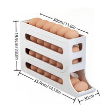 Load image into Gallery viewer, 4-Tier Sliding Egg Storage Box
