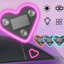 Load image into Gallery viewer, Solar Heart LED Car Ambient Light