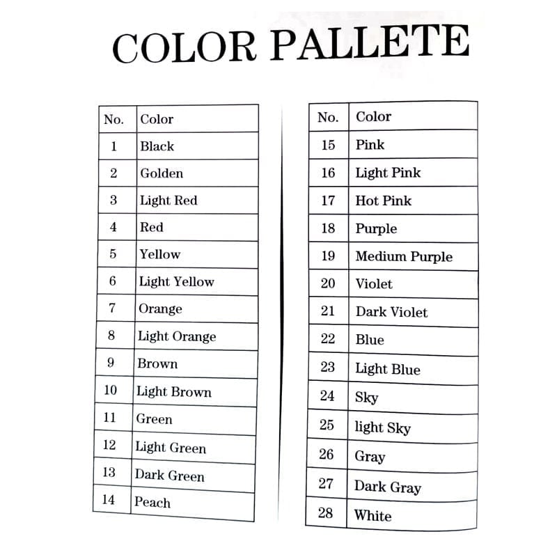 Color By Number Coloring Book for Adults