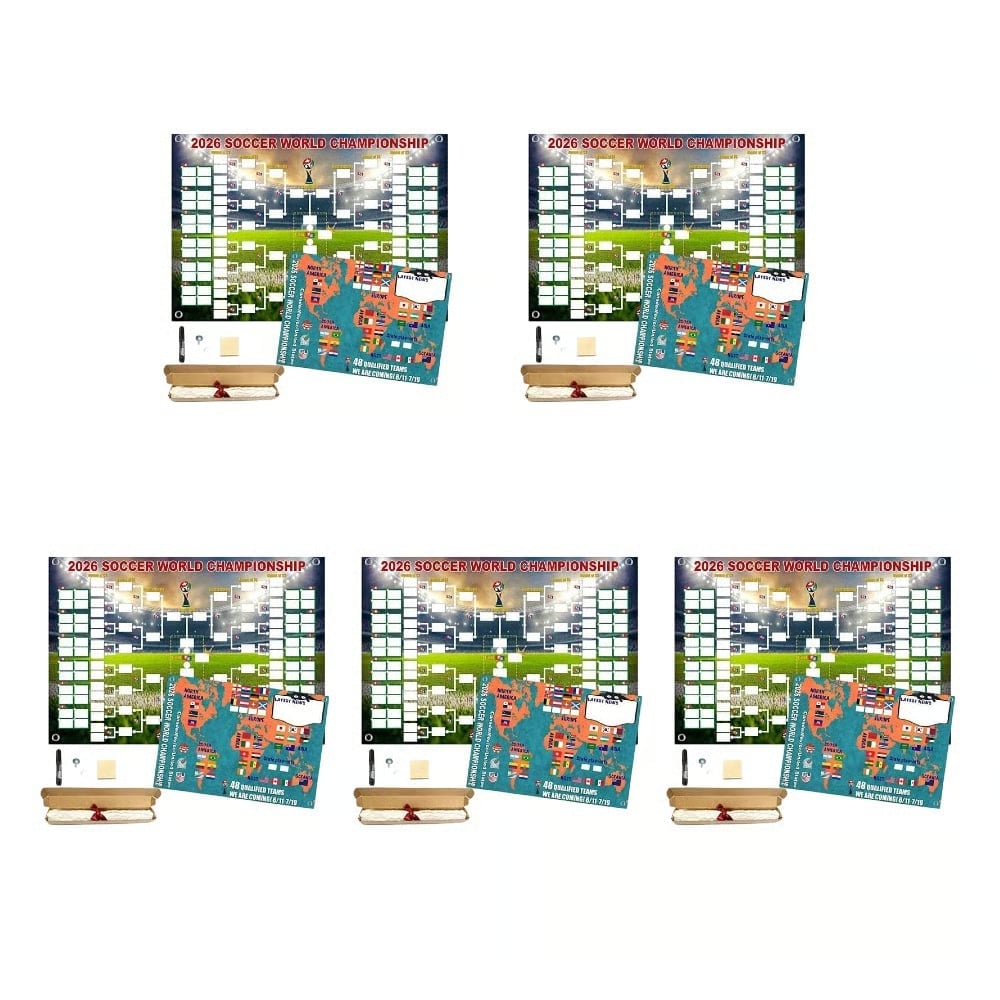 2026 World Cup Football poster