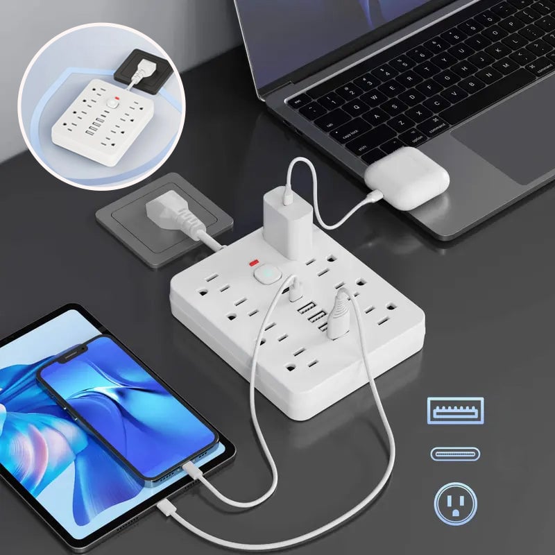 US standard 14 in 1 multi-function power strip