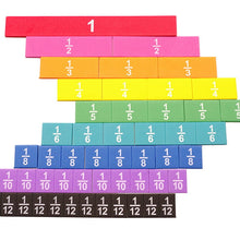Load image into Gallery viewer, Math Teaching Fraction Strips