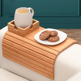 Bamboo Couch Cup Holder