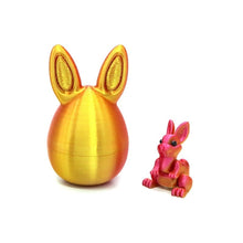 Load image into Gallery viewer, 3D Printed Rainbow Bunny Easter Egg Set