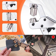 Load image into Gallery viewer, Eyelet Pliers for Tarpaulins (Pliers + 500 silver buckles)