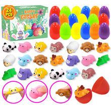 Load image into Gallery viewer, Prefilled Easter Eggs with Toys and Stickers for Egg Hunts