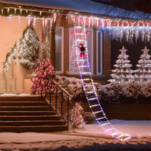Load image into Gallery viewer, Christmas Ladder Decoration Lights With Santa Claus