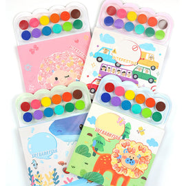 Fingerprint Painting Book with Themed Pages