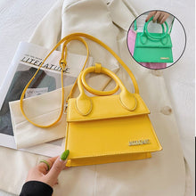 Load image into Gallery viewer, Solid Color Flap Square Bag