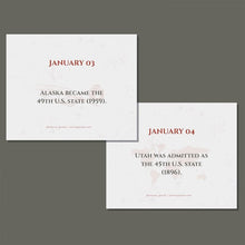 Load image into Gallery viewer, Today in History Perpetual Calendar