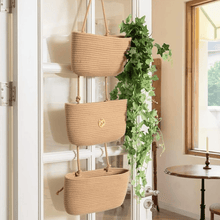 Load image into Gallery viewer, Decorative 3-Tier Hanging Organizer Bag