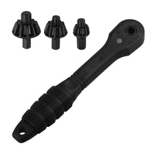 Load image into Gallery viewer, Dual-Head Ratchet Drill Chuck Wrench