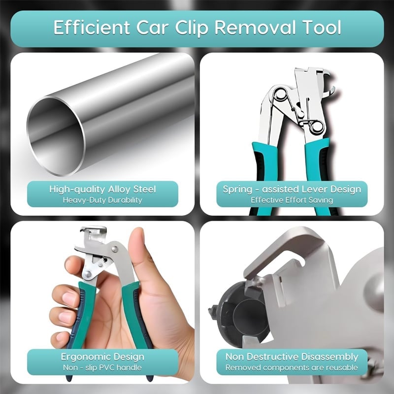 Stainless Steel Car Clip Removal Pliers