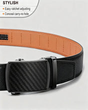 Load image into Gallery viewer, 🎁 Leather Ratchet Belt With Adjustable Buckle💼