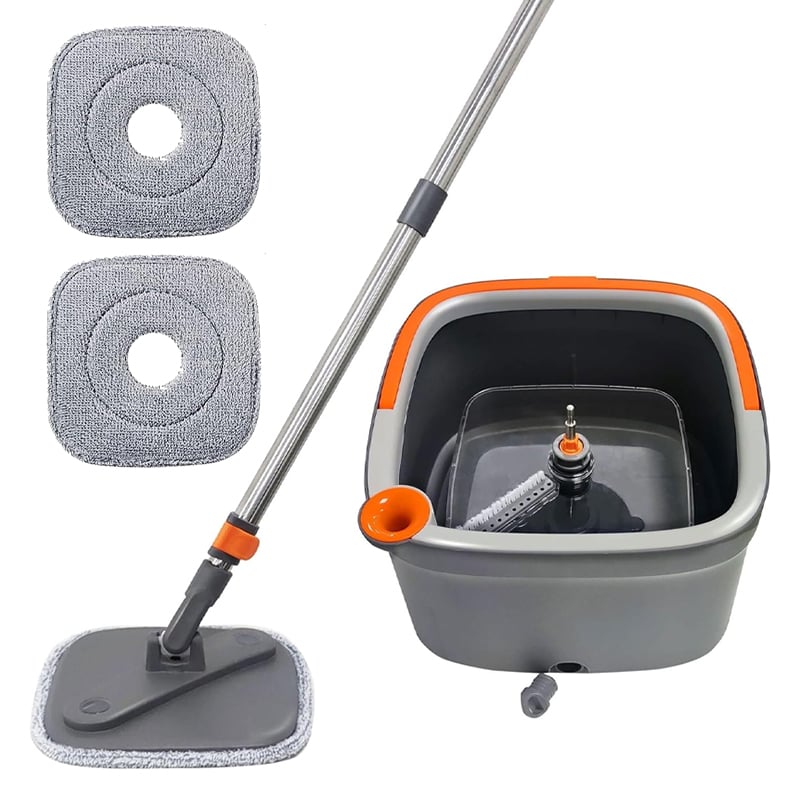 Mop and bucket set with wringer