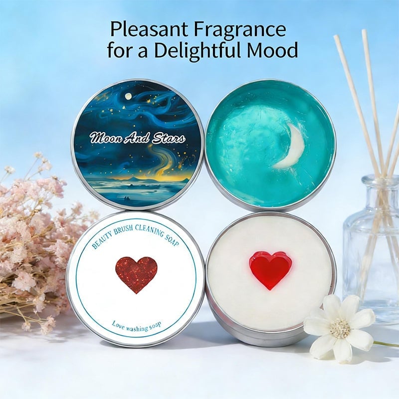 Silicone Makeup Brush Cleaning Pad with Soap