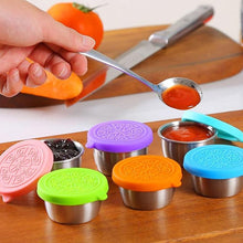 Load image into Gallery viewer, Stainless Steel Containers With Leakproof Silicone Lids