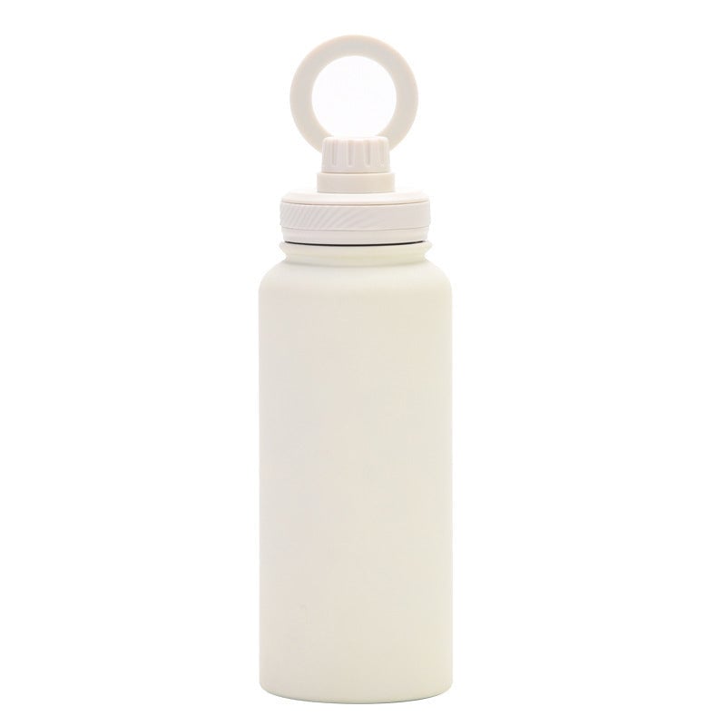 Water Bottle with Magnetic Phone Holder