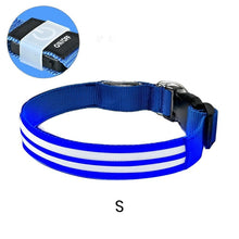 Load image into Gallery viewer, Dual Fiber Nighttime Luminous Dog Collar