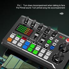 Load image into Gallery viewer, Live Sound Card with DJ Mixer and Voice Changer