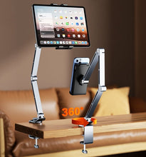 Load image into Gallery viewer, 🥰360-degree rotating adjustable and stable multifunctional aluminum alloy stand metal cantilever desktop mobile phone iPad stand