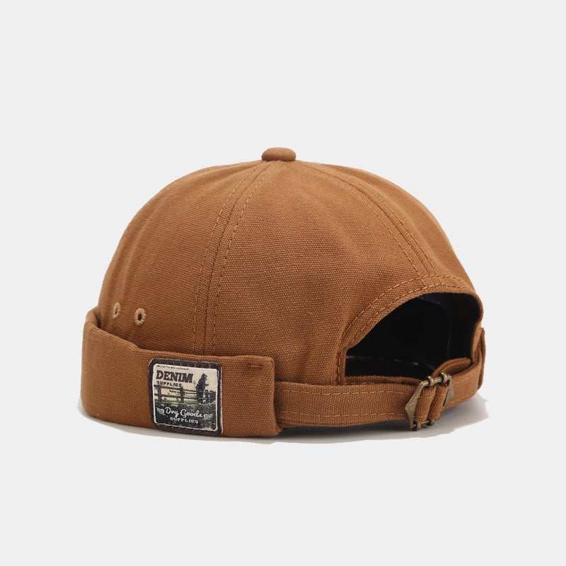 Vintage Cotton Skull Cap Hat