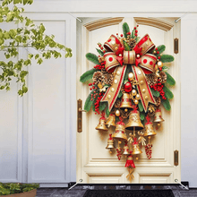 Load image into Gallery viewer, Christmas Bell Door Curtain