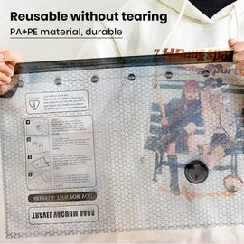 Cordless Travel Vacuum Bag Set (Rechargeable Pump + 15 Bags)