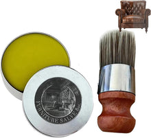 Load image into Gallery viewer, Leather Furniture Salve &amp; Brush Set