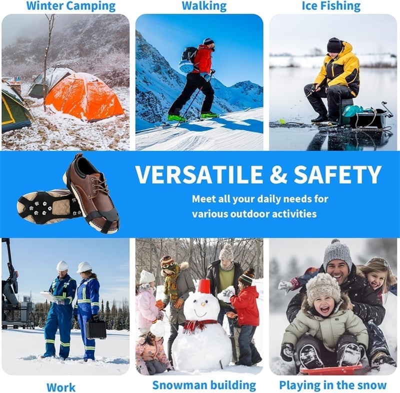Anti-Slip Ice Cleats Crampons
