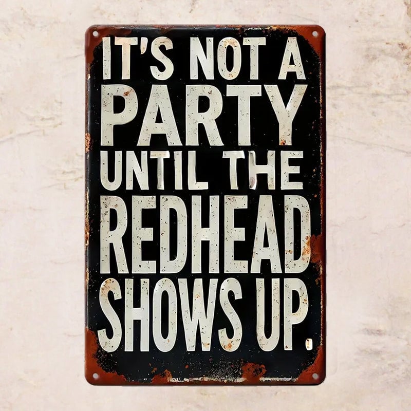 Vintage Humor Metal Sign