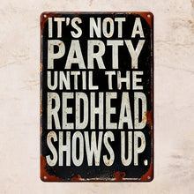 Load image into Gallery viewer, Vintage Humor Metal Sign
