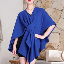 Load image into Gallery viewer, Women's Solid Color Cape Shawl