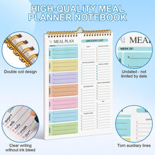 Load image into Gallery viewer, Weekly Meal Planner Notebook