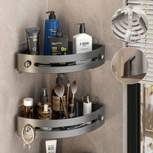 Load image into Gallery viewer, No-Drill Bathroom Corner Shelf