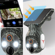 Load image into Gallery viewer, Solar powered color night vision camera