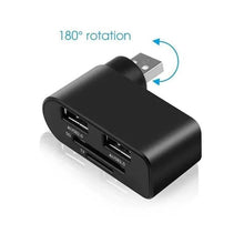 Load image into Gallery viewer, 4-in-1 Rotating USB Hub