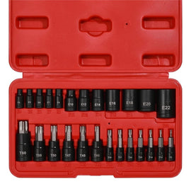 25-piece Hexagonal Screwdriver Bit Socket Set