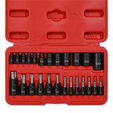 25-piece Hexagonal Screwdriver Bit Socket Set