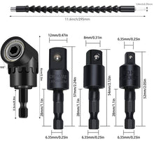 Load image into Gallery viewer, 17Pcs Flexible Right Angle Drill Attachment