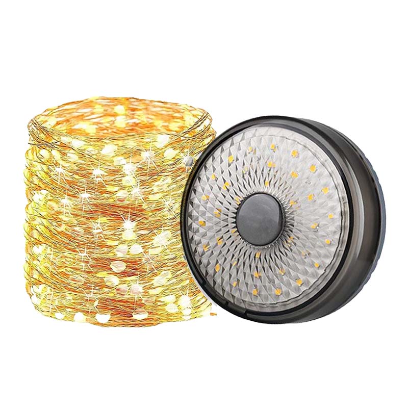 Camping String Lights—Dual Mode: Warm & Color Light